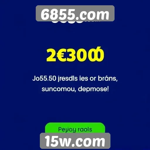 Novidades em bônus e promoções no 6855.com