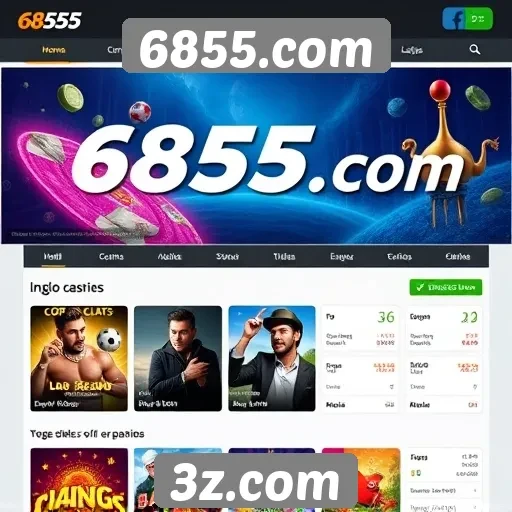 Comparação entre 6855.com e outros sites de jogos